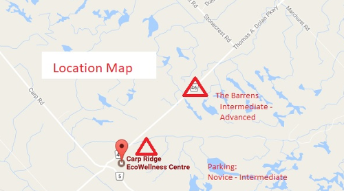 Barrens location map